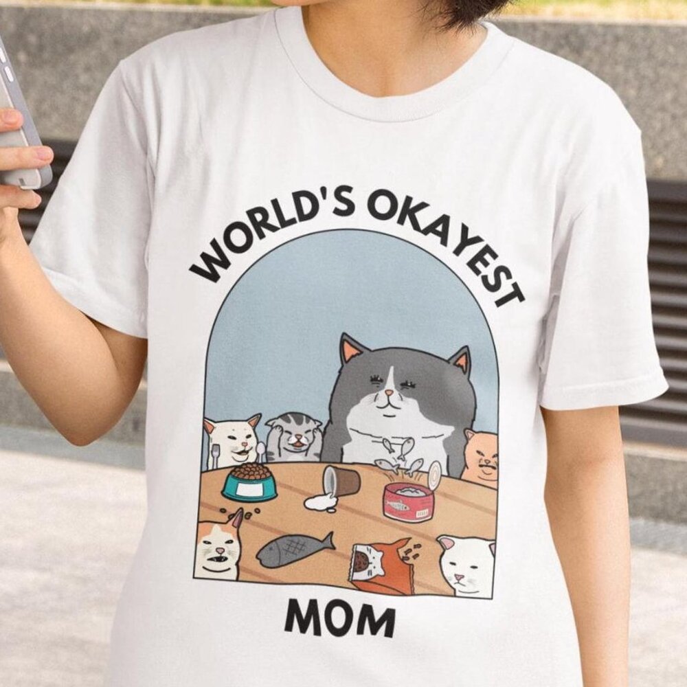 World's Okayest Mom Unisex T-Shirt, Mother's Day Shirt